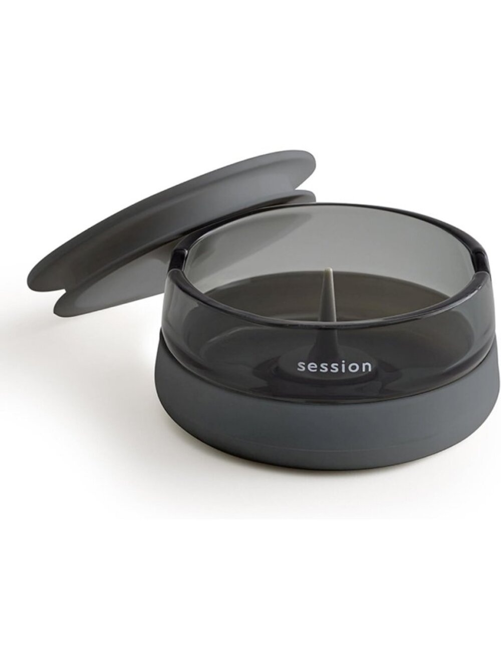 Stylish Outdoor Ashtray with Silicone Lid | Durable, Easy-Clean Design